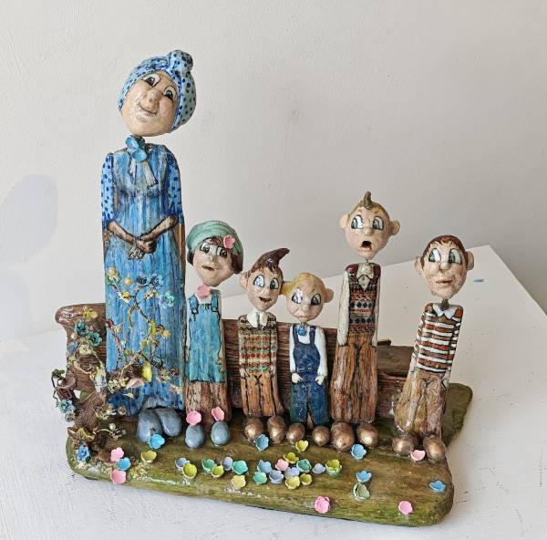 - a , Mixed Media Sculpture by Dorienne Carmel, measuring 28 x 30 cm (H x W) £195